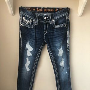 Rock Revival skinny jeans sz 25L